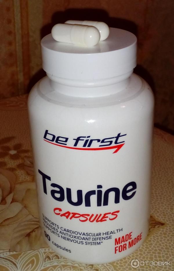 Таурин Be First Taurine capsules фото