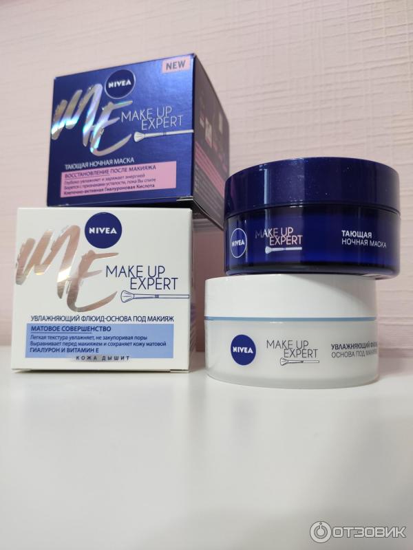 Какой хороший крем под макияж Отзыв о Набор косметики Nivea Make Up Expert "Увлажняющий флюид-основа под макия