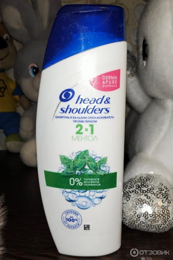 Шампунь и бальзам-ополаскиватель против перхоти Head & Shoulders Ментол 2 в 1 фото