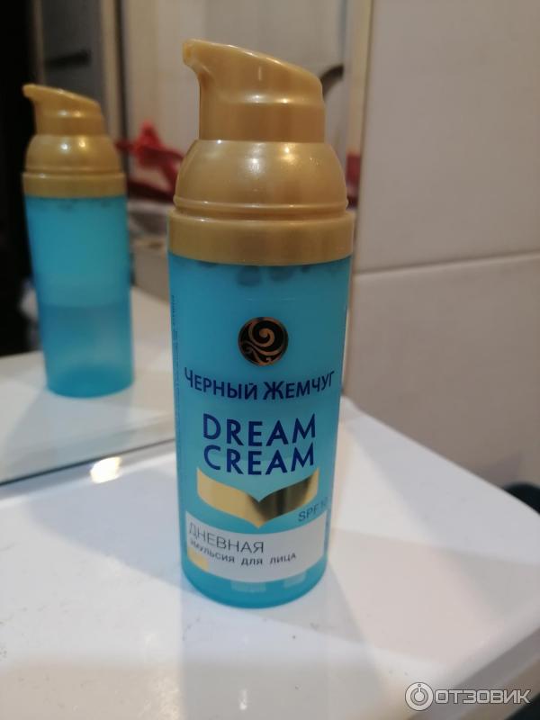 Дневная эмульсия для лица Черный Жемчуг SPF 10 Dream cream естественное сияние фото