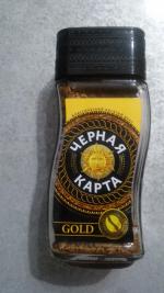 Кофе растворимый Черная карта Gold фото