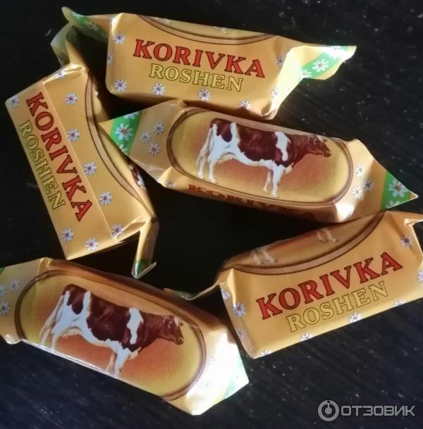 Конфеты Рошен Коровка фото