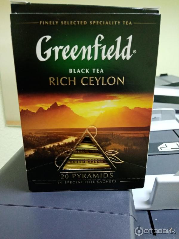 Чай Greenfield Rich Ceylon в пакетиках фото