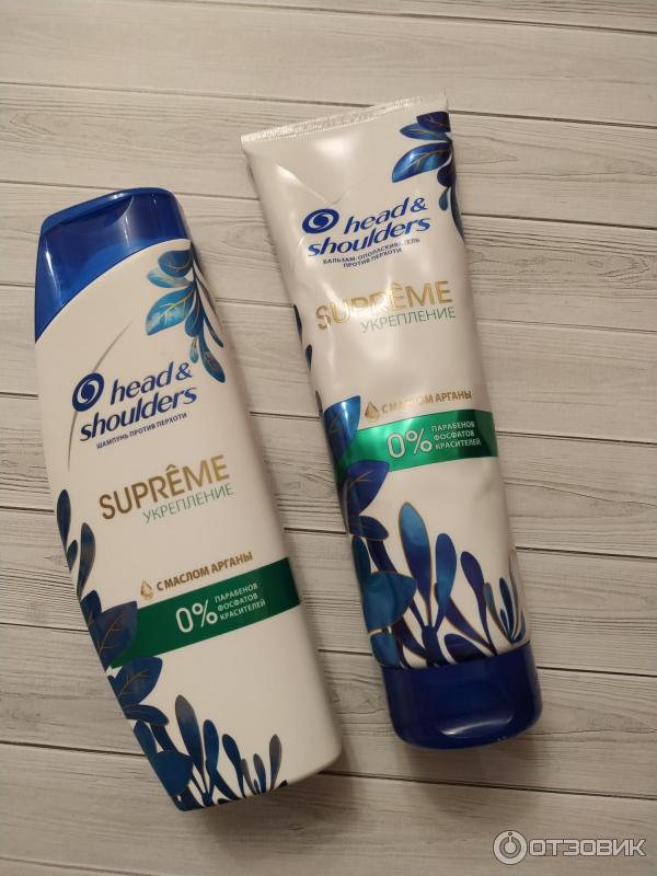 Шампунь Head&Shoulders Supreme укрепление с маслом арганы фото