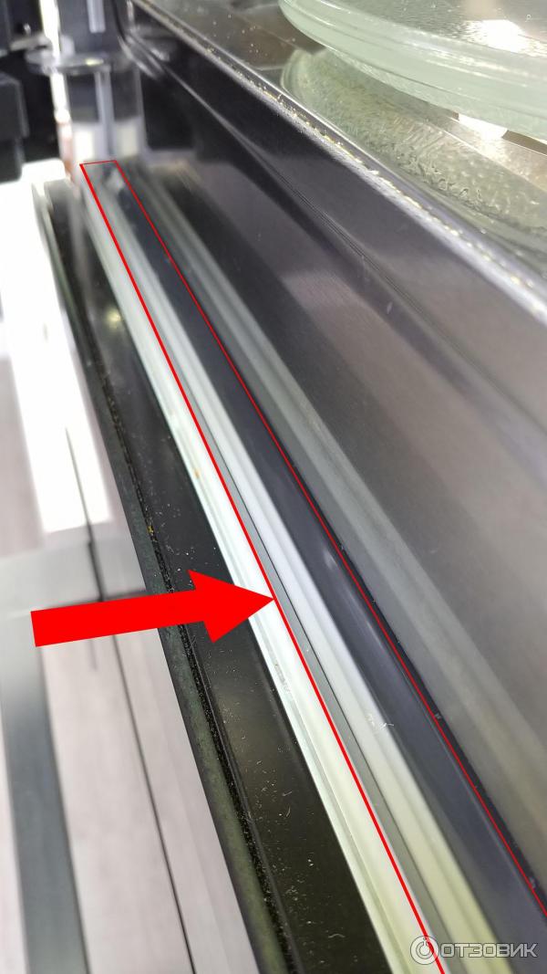 Встраиваемая микроволновая печь Bosch BFL554MBO, желоб для жидкости