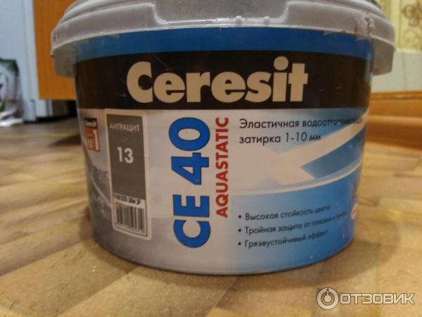 Затирка для швов Ceresit CE 40 фото