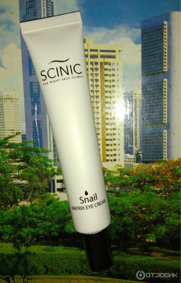 Улиточный крем для глаз Scinic Snail Matrix Eye Cream фото