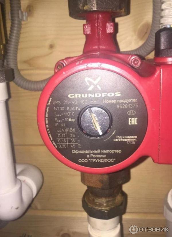 Циркуляционный насос Grundfos UPS 25-40 180 фото