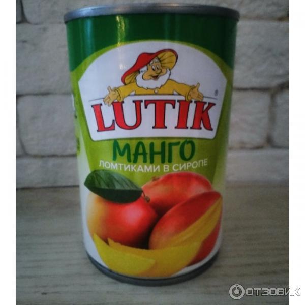 Манго ломтиками в сиропе Lutik фото