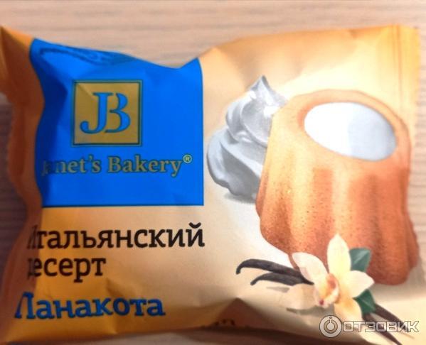 Итальянский десерт Janet's Bakery Панакота фото