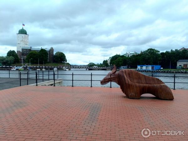 Вид на Выборгский замок