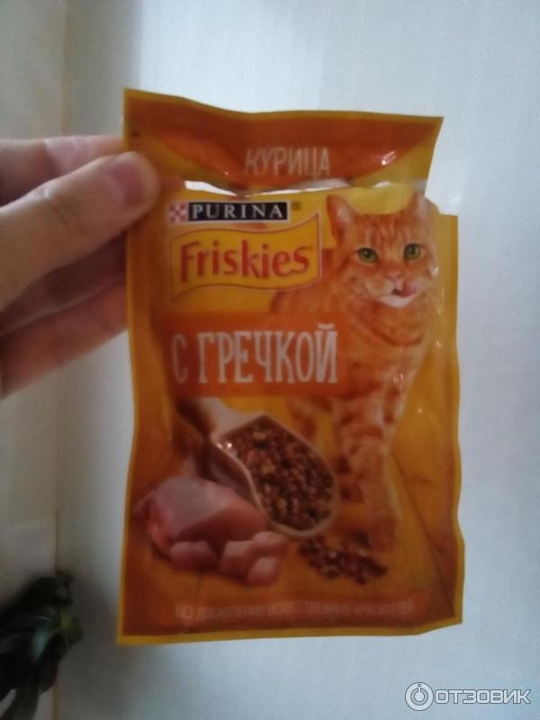 Корм для кошек PURINA Friskies курица с гречкой 75г