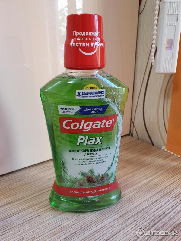 Ополаскиватель для десен Colgate Plax форте Кора дуба и пихта фото