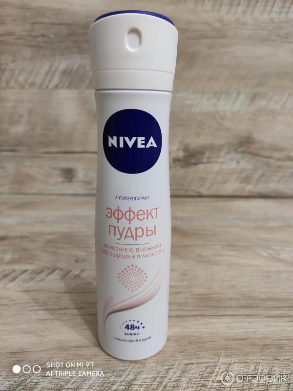 Дезодорант-антиперспирант Nivea Эффект пудры спрей фото