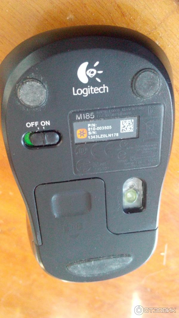 Беспроводная мышь Logitech M185 фото