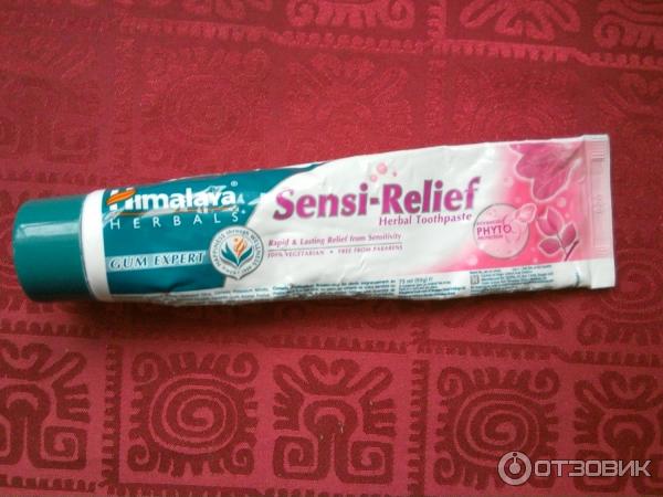 Зубная паста для чувствительных зубов Himalaya Herbals Sensi-Relief фото