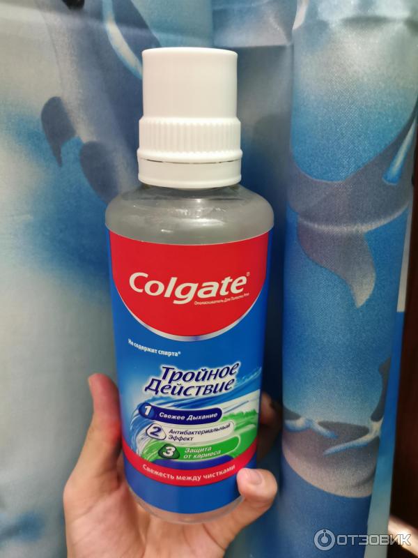 Ополаскиватель для полости рта Colgate Тройное действие фото