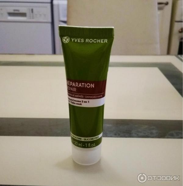 Маска-бальзам для волос Yves Rocher Питание и Восстановление 2 в 1 фото