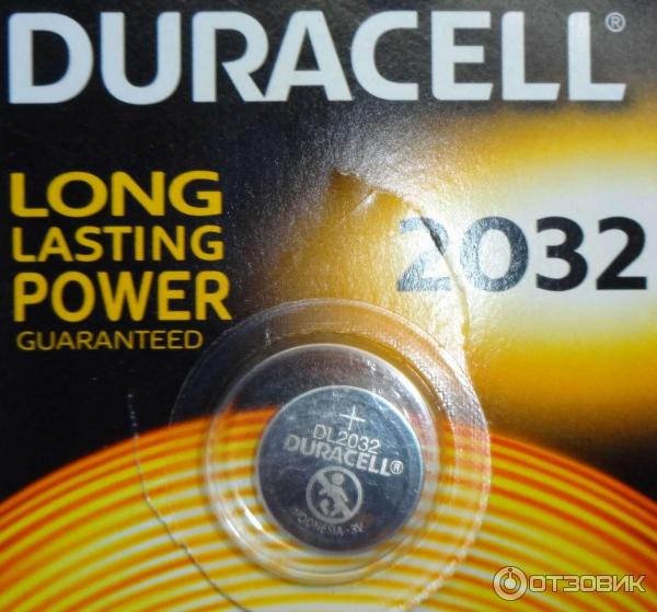 Литиевая батарейка Duracell CR2032