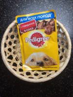 Корм для собак Pedigree с говядиной в соусе фото