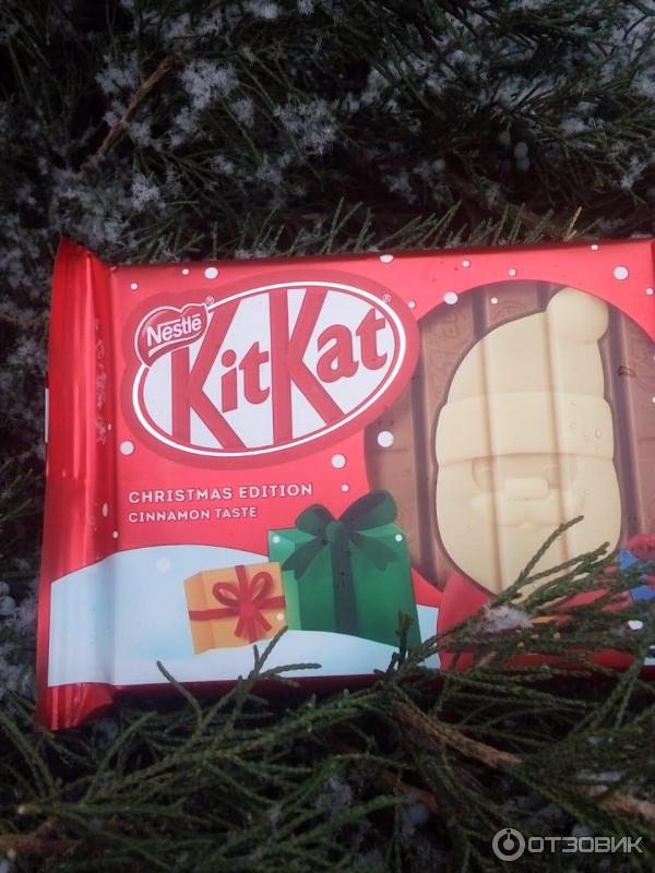 Шоколад KitKat Christmas Edition Cinnamon Taste 108г фото