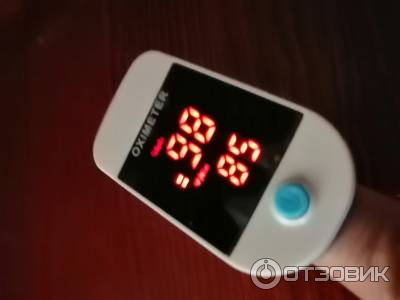 Пульсометр на палец Fingertip Pulse Oximeter фото