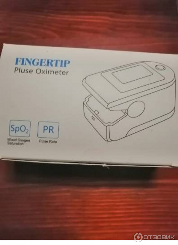 Пульсометр на палец Fingertip Pulse Oximeter фото