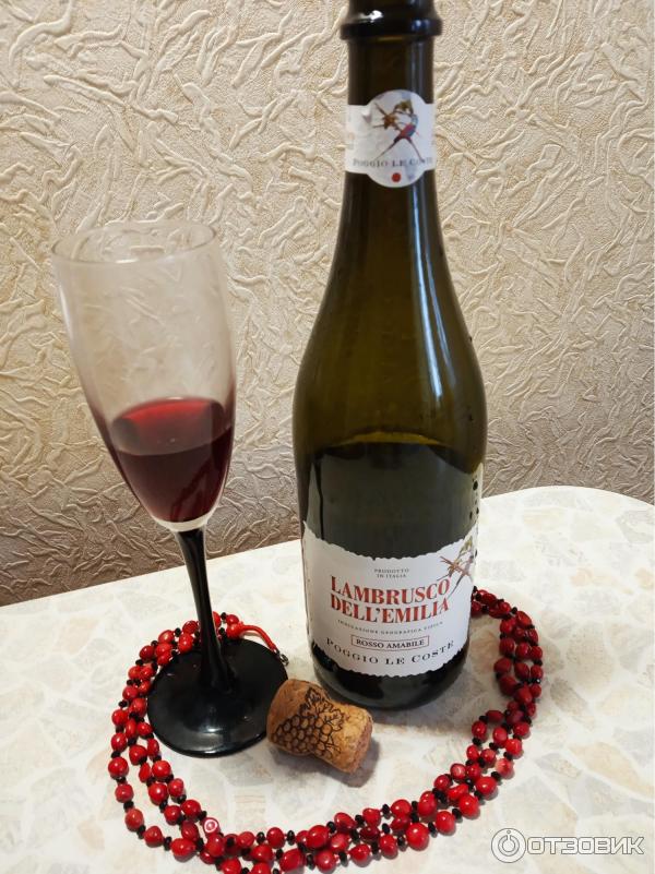 Вино Lambrusco Dell'Emilia Rialto Rosso Amabile фото