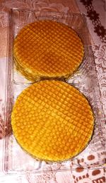 Вафли Яшкино Голландские с карамельной начинкой фото